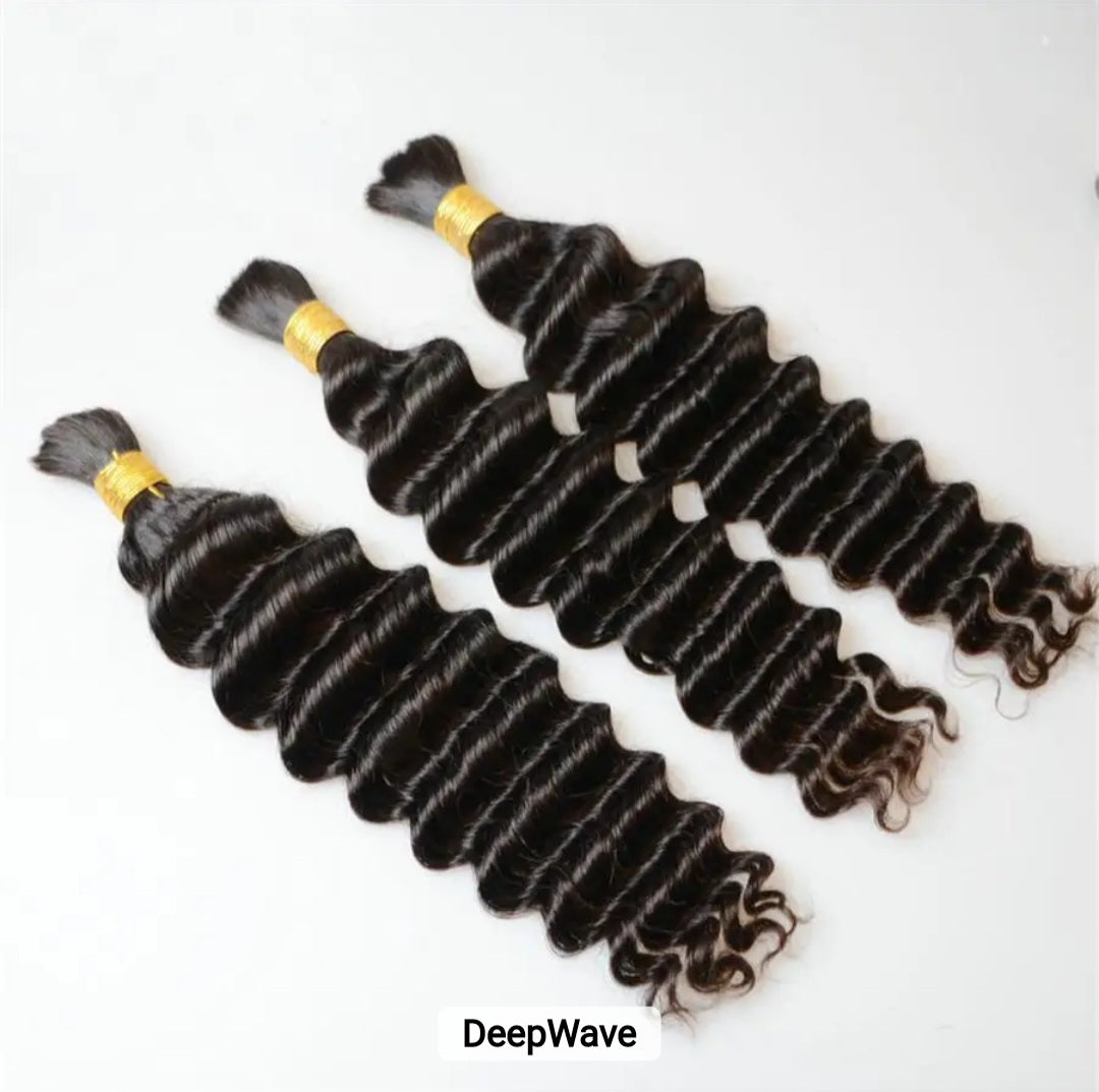 Deep Wave Human hair boho braids extensions