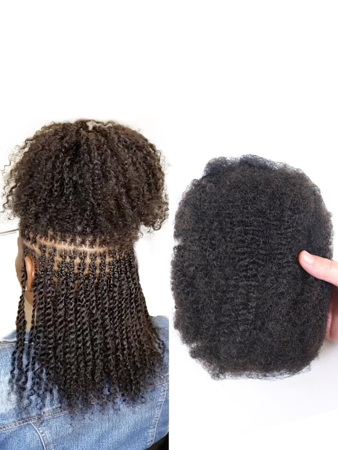 Afro kinky bulk Human hair