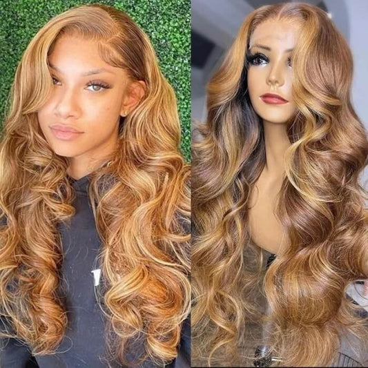 Highlight #427 Color 13x4 HD Lace Wig Body Wave 180% Density Human Hair