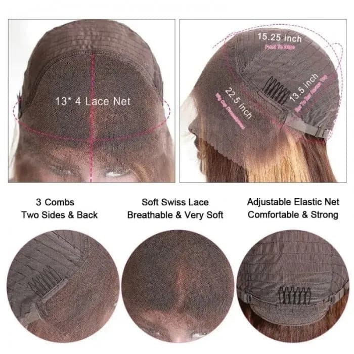 Highlight #427 Color 13x4 HD Lace Wig Body Wave 180% Density Human Hair